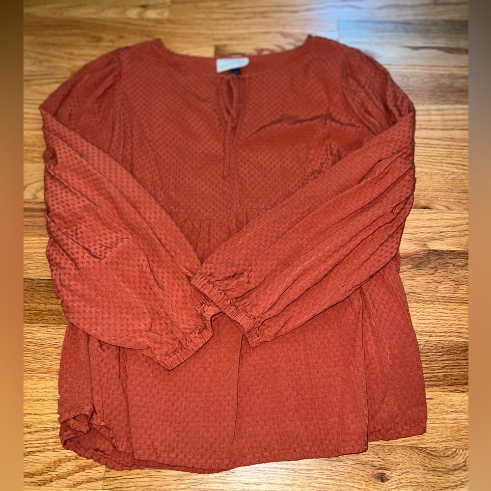 Universal Thread Orange Flowy Blouse